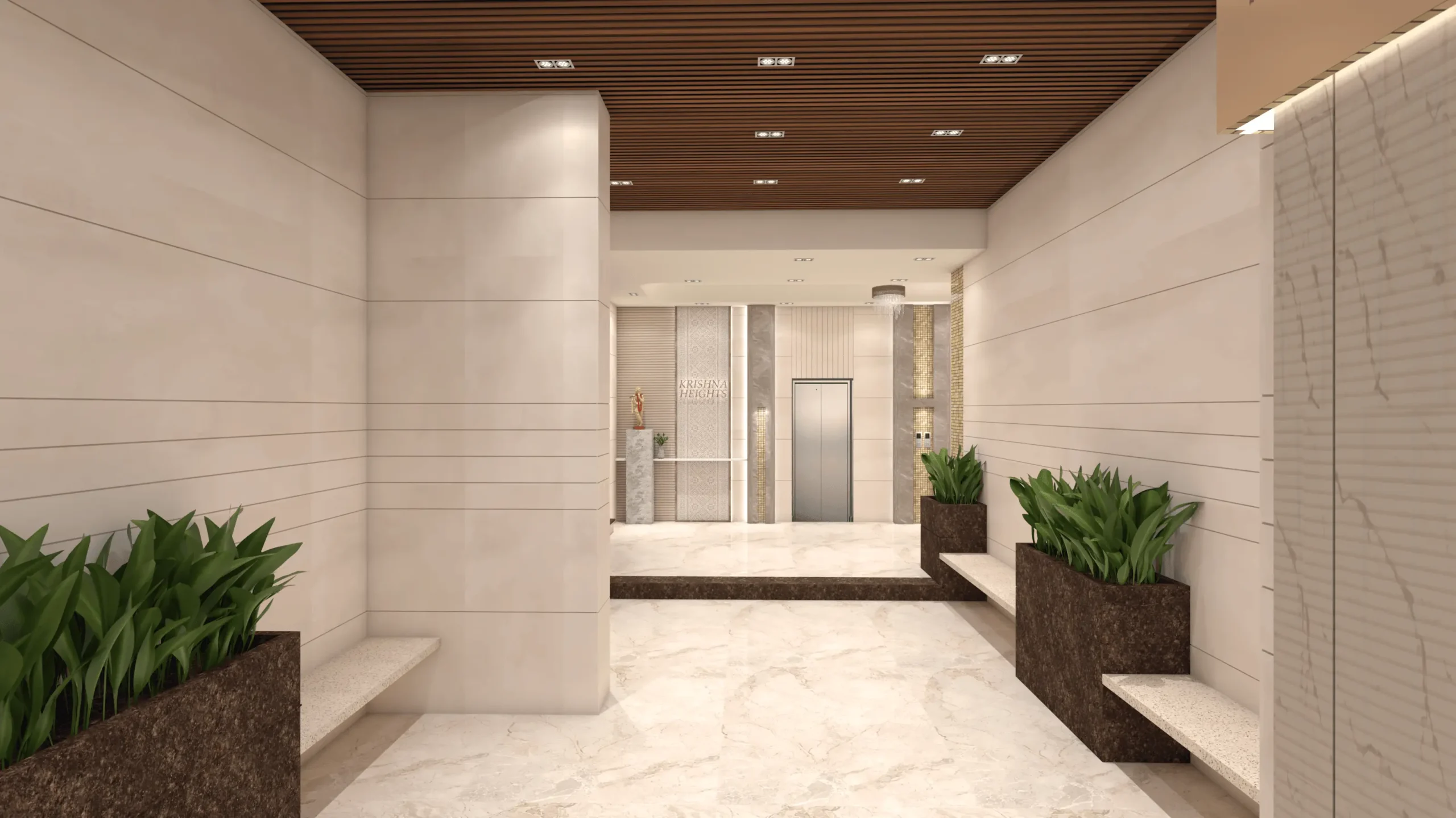 Modern residential interior design project in Vashi by Twelve Trees Elements